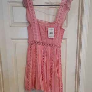 Free People Pink Mini Dress